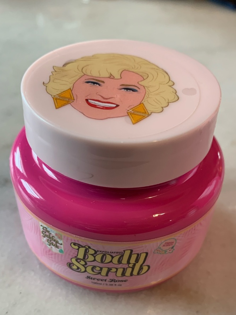 Golden Girls Sweet Rose Exfoliating Body Scrub